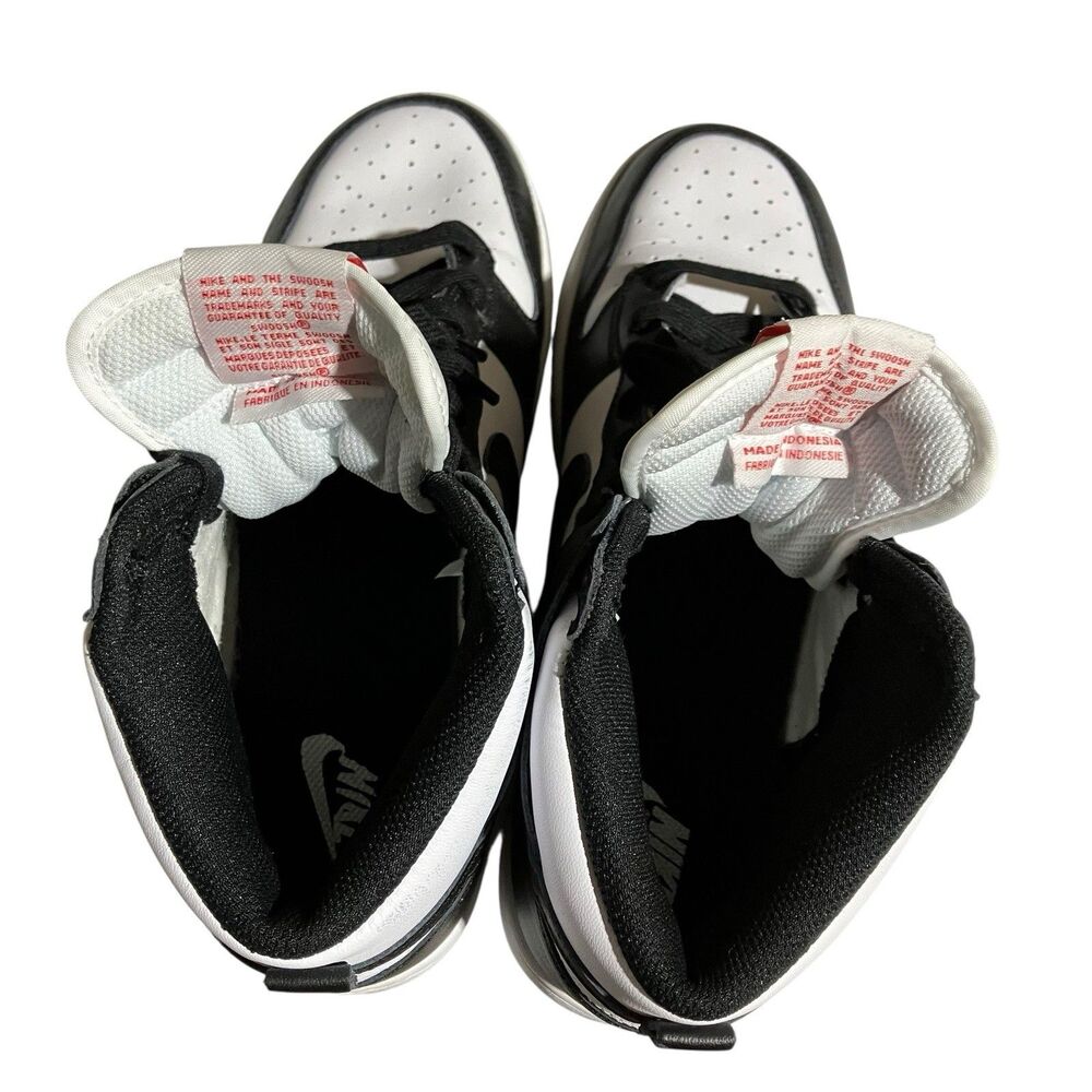 Nike Black Dunk High Panda White Sneakers Streetwear DD1869 103 - Picture 7 of 9